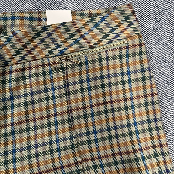 J.McLaughlin Yara Houndstooth Plaid Primt Zipper,Pocket Slim Straight Leg, 14 - Picture 5 of 9